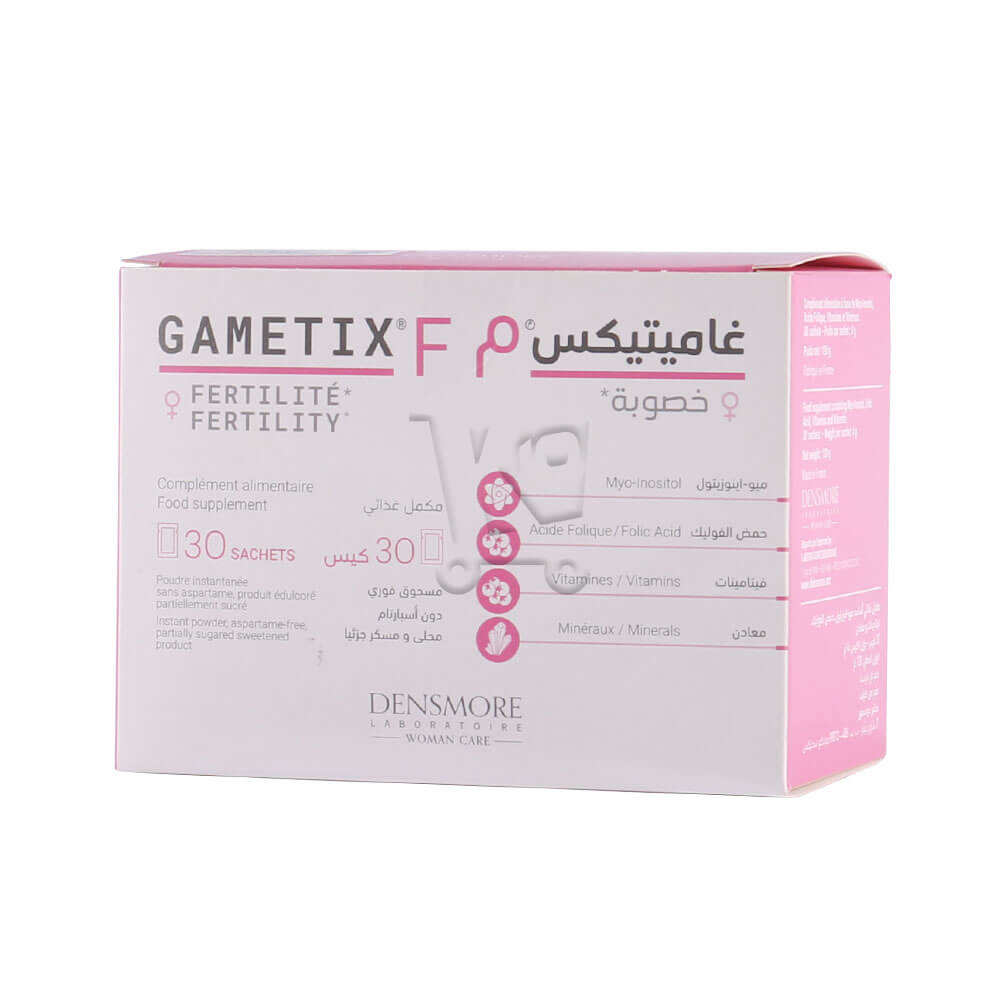 Densmore Gametix F Fertilité Féminine 30 Sachets Densmore Gametix F Fertilité Féminine Boite de 30 Sachets