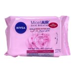 Nivea Lingettes Démaquillantes Eau Micellaire à Base d'Eau De Rose 25 Pièces