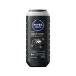 Nivea Men Active Clean 3En1 Shower Gel - Body, Face & Hair 250 ml