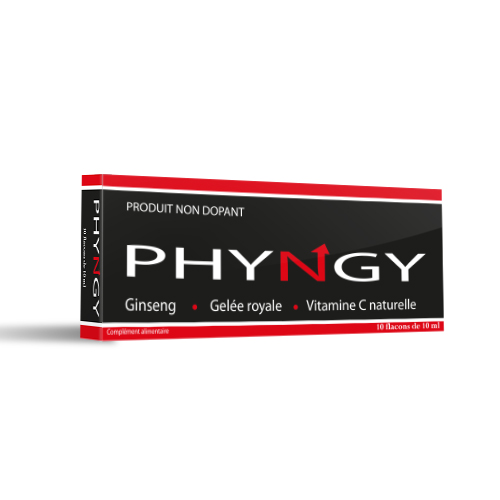Photo du complément alimentaire Phyngy a base de Ginseng - Gelée Royale et Vitamine C de Magpharm