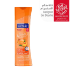 Photo du Gel Douche Exfoliant Poudres De Noyau D'Abricot & Pèche des Laboratoires Venus - Bouteille de 240 ml