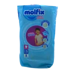 Molfix Couches Bébé Culottes Taille 5 Junior (08 Pièces)