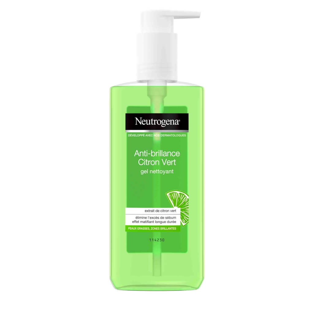 Photo du Nettoyant Visage Neutrogena Anti-brillance citron vert 200 ml
