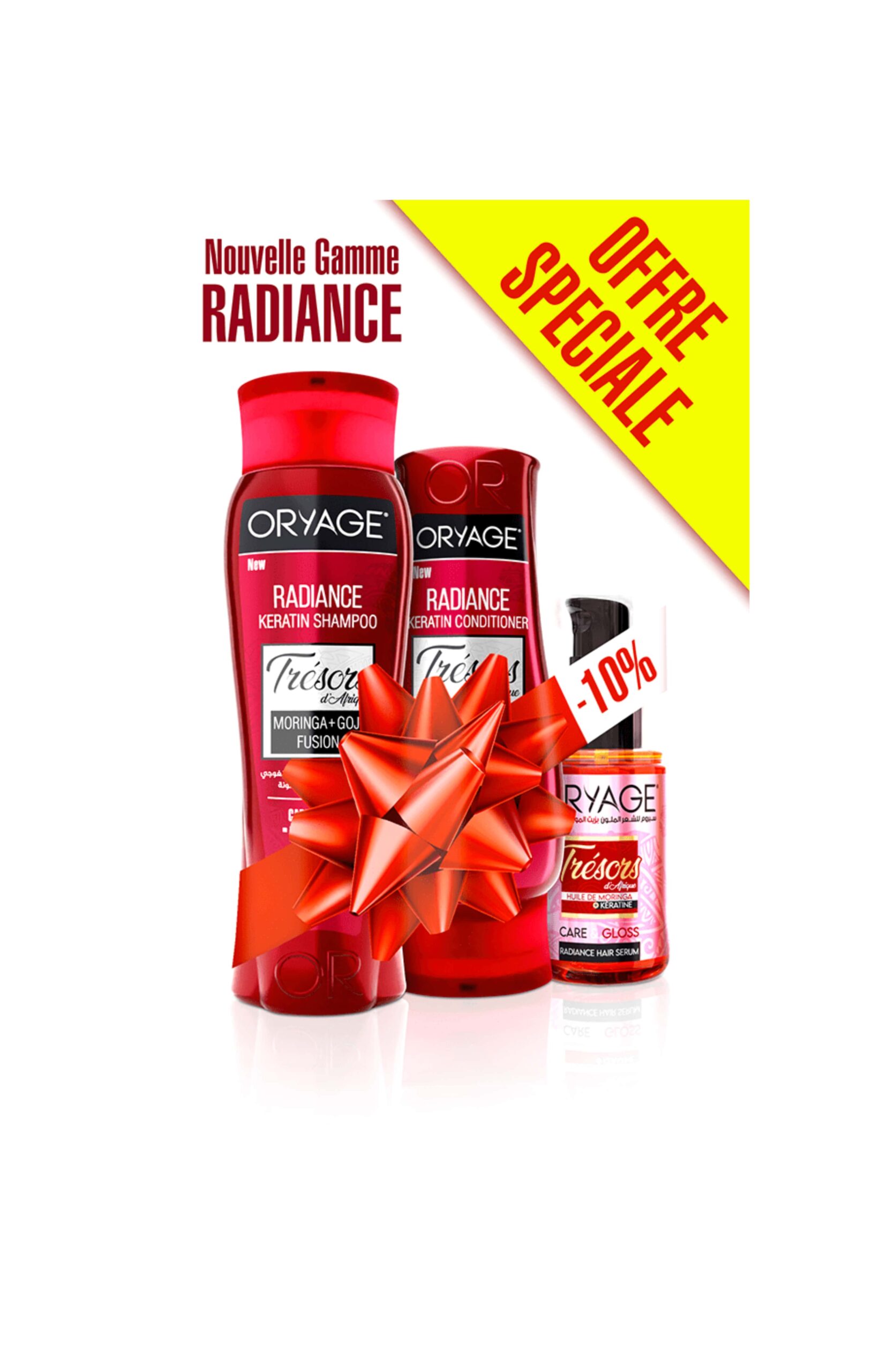 Photo du Pack Radiance Pour Cheveux Colorés, Méchés d'Oryage - Offre Spéciale