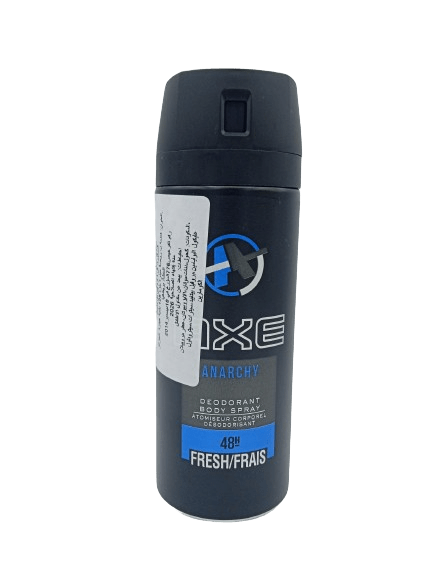 Photo du déodorant spray pour homme Axe Anarchy - Format spray de 150 ml