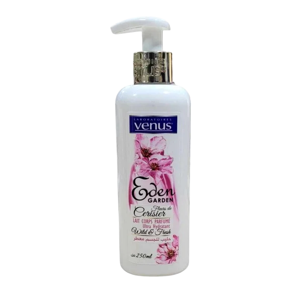 Venus Lait Corps Eden Garden Fleurs De Cerisier 250 ml