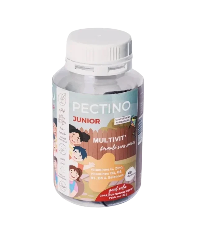 Pectino Junior Gummies Multivit - Goût Cola - 60 Gummies
