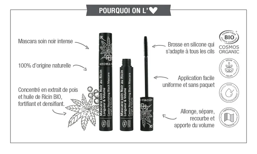 Aroma Zone Mascara Soin Noir Au Ricin Aroma Zone Mascara Soin Noir Au Ricin