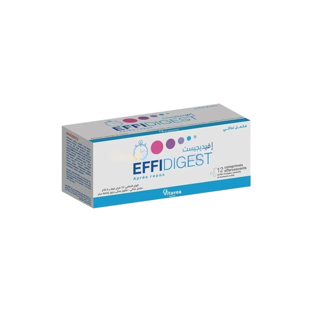 Vitavea Effidigest Après Repas 12 Comprimés Effervescents