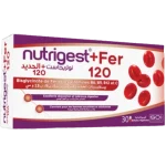 SCI Nutrigest+ Fer 120 - Bisglycinate De Fer Et Vit B - 30 Gélules