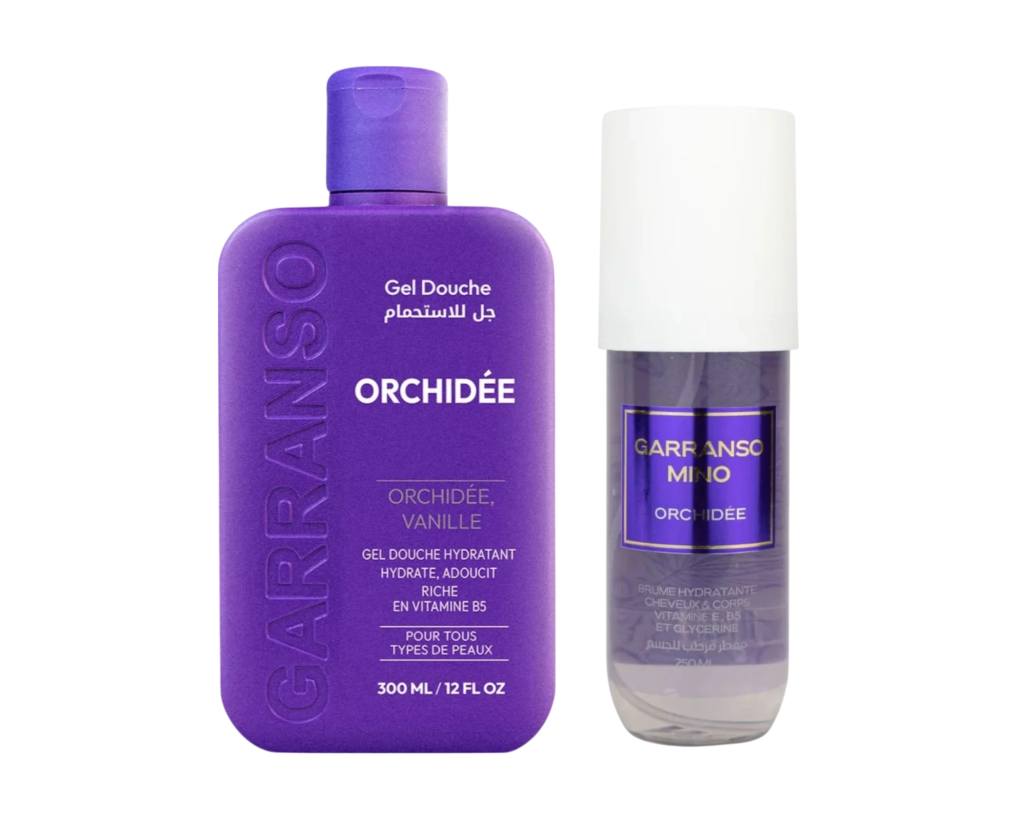 Garranso Orchidée Pack Duo : Gel Douche + Brume