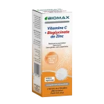 Biomax Vitamine C + Bisglycinate De Zinc 10 Pastilles Effervescentes