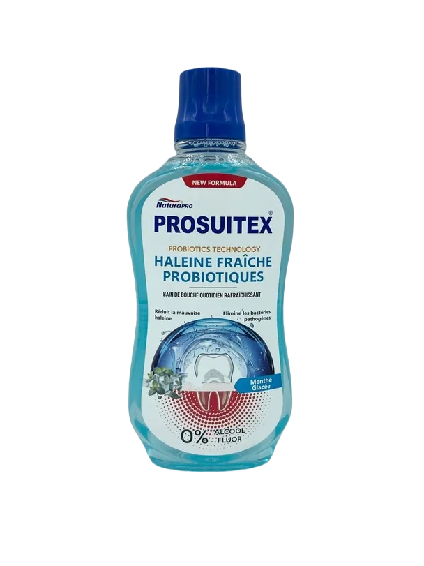 Prosuitex Haleine Fraiche Probiotiques Menthe Glacée 500 ml
